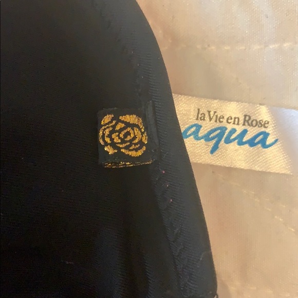 👙AQUA Black & Floral Bikini Set (Size S & M***) - Picture 5 of 5